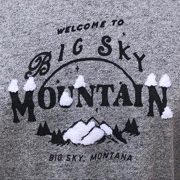 Madewell Big Sky Mountain Cutoff Sweatshirt - Picture 12 of 14